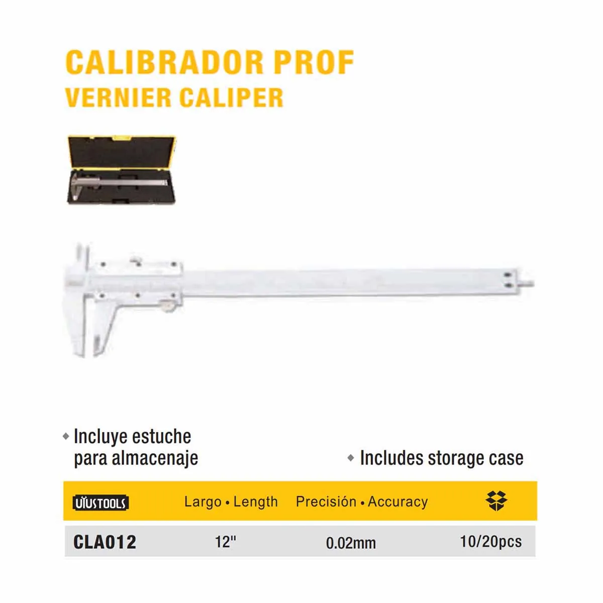 CALIBRADOR UYUST 12" 