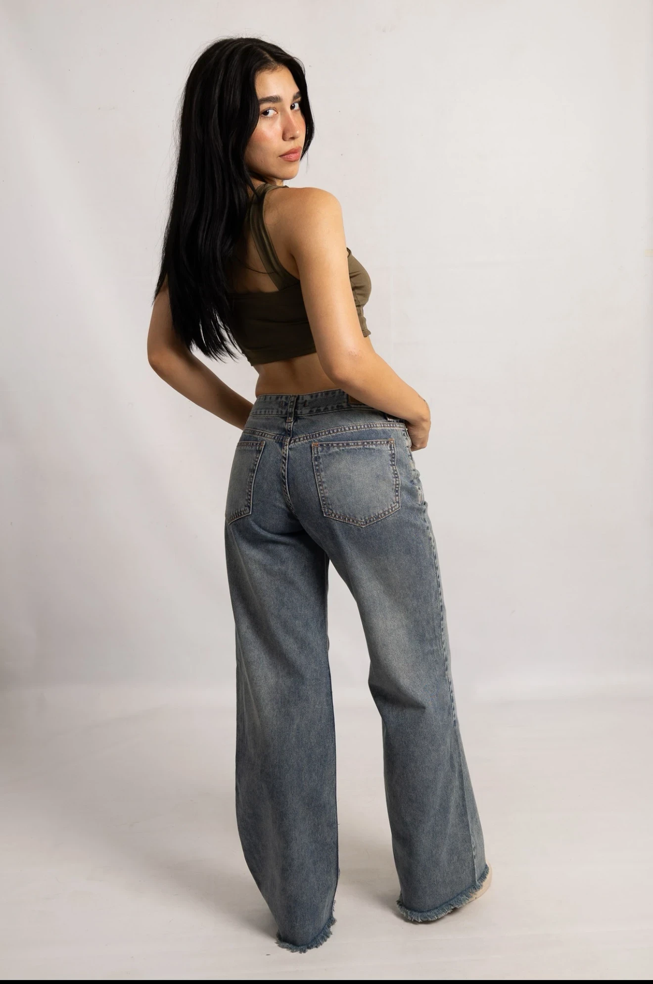 WIDE LEG MATIZADO 