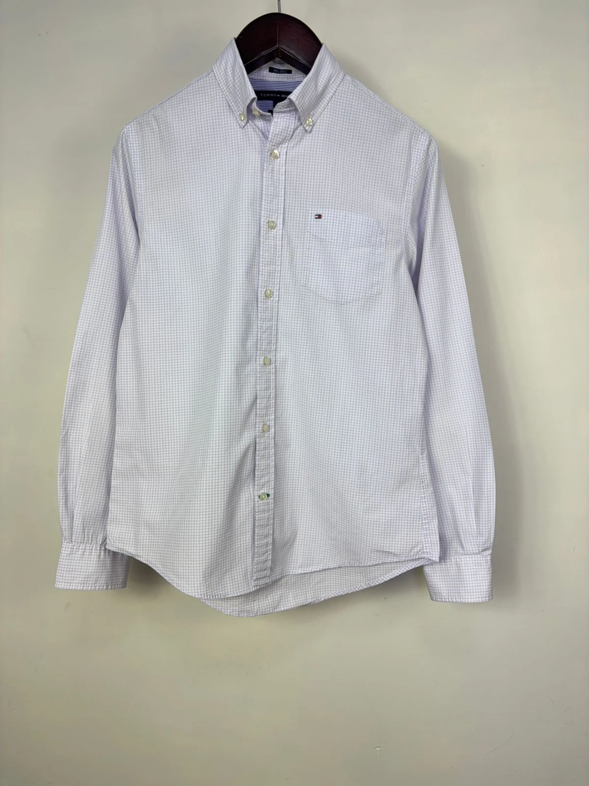 TOMMY HILFIGER CUSTOM FIT CHECKED SHIRT