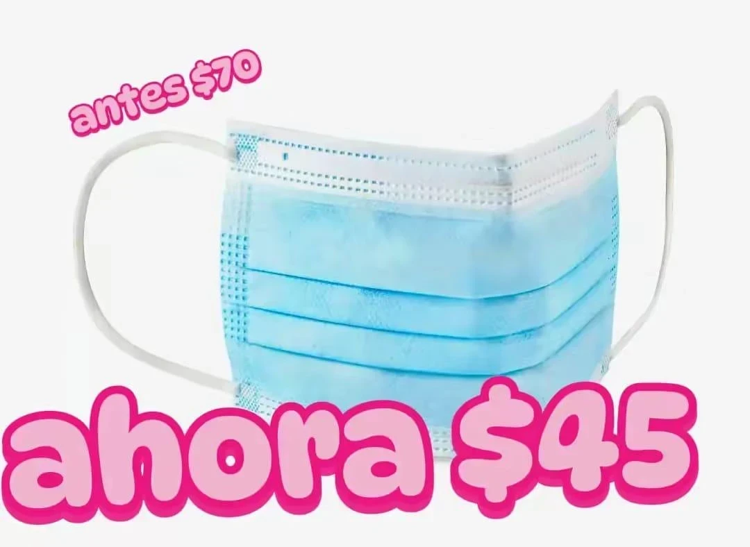 PAQUETE DE CUBREBOCAS TRICAPA