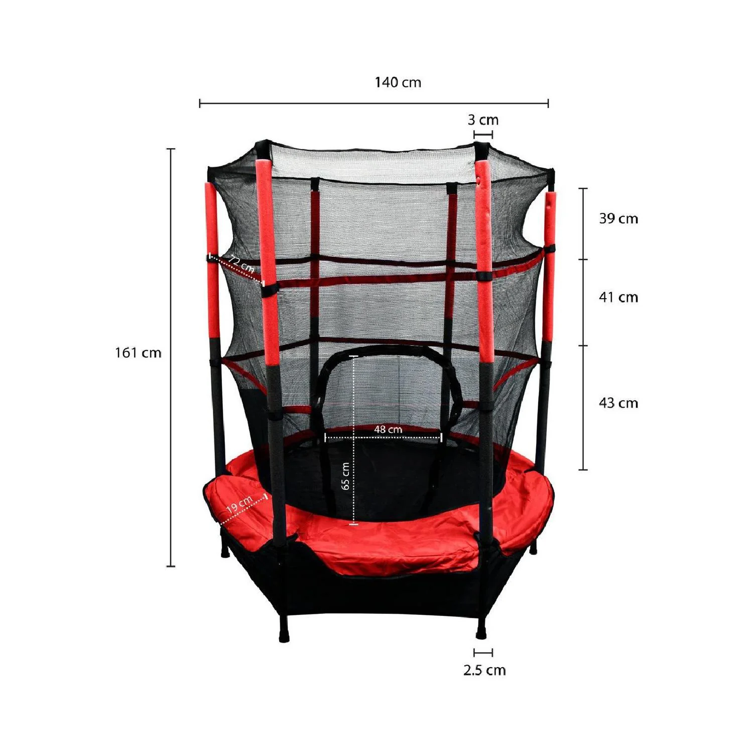 Trampolín 1.40mts  2