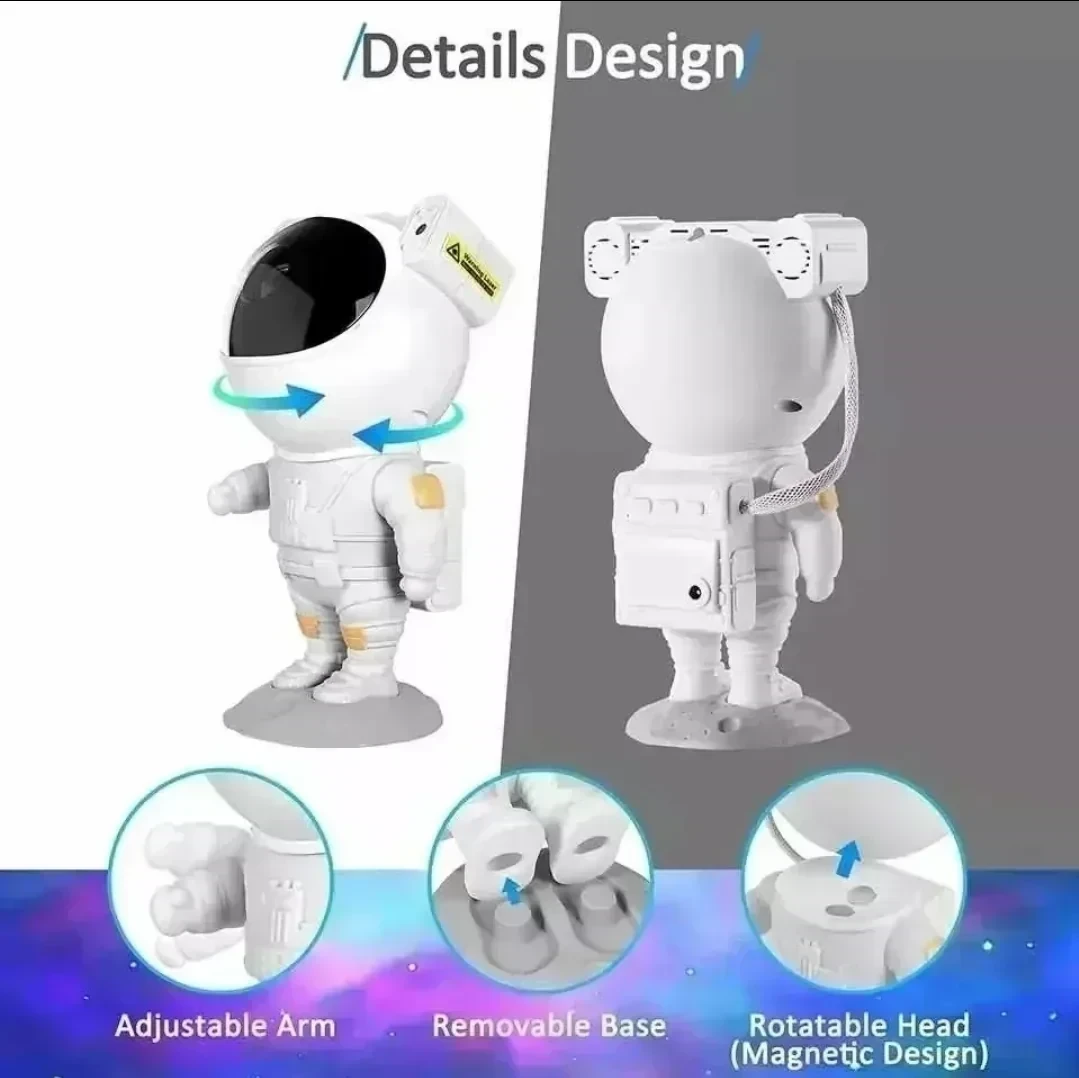 PROYECTOR ASTRONAUTA ESTRELLAS 4