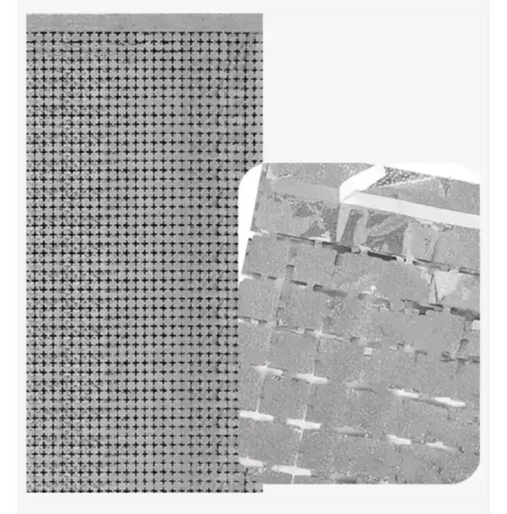 Cortina metalizada Shimmer panel 4