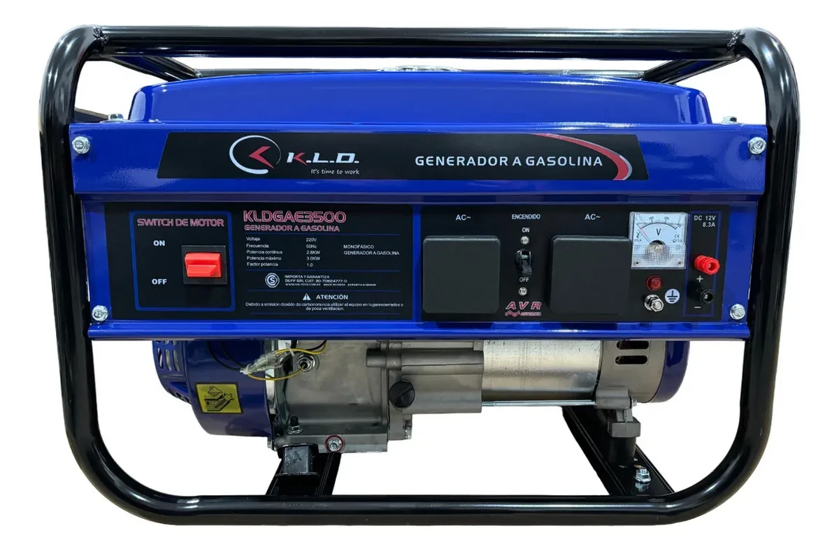 Generador portátil Monofásico KLD KLDGAE3500 3000W 220V