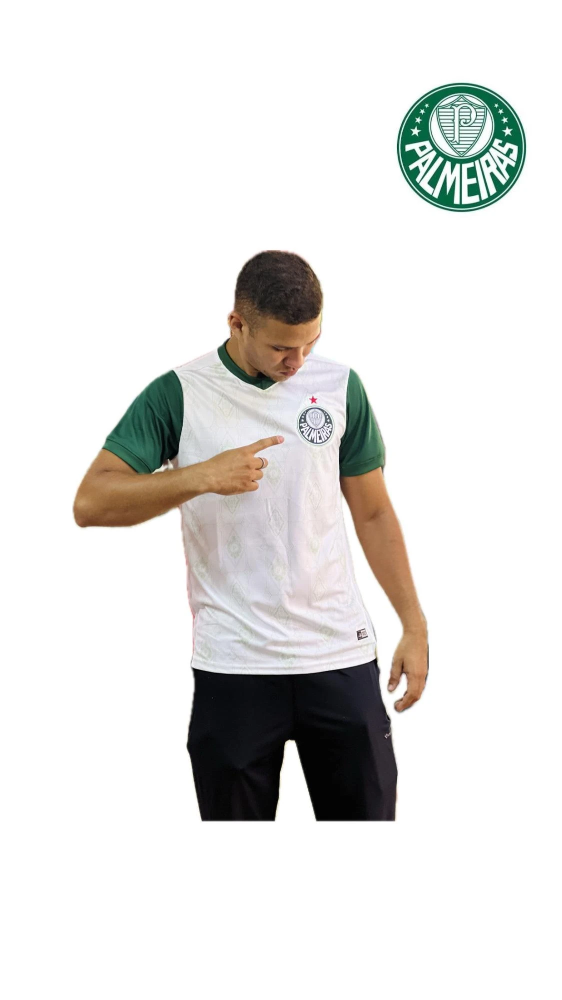 CAMISA PALMEIRAS RÉPLICA BRANCA 