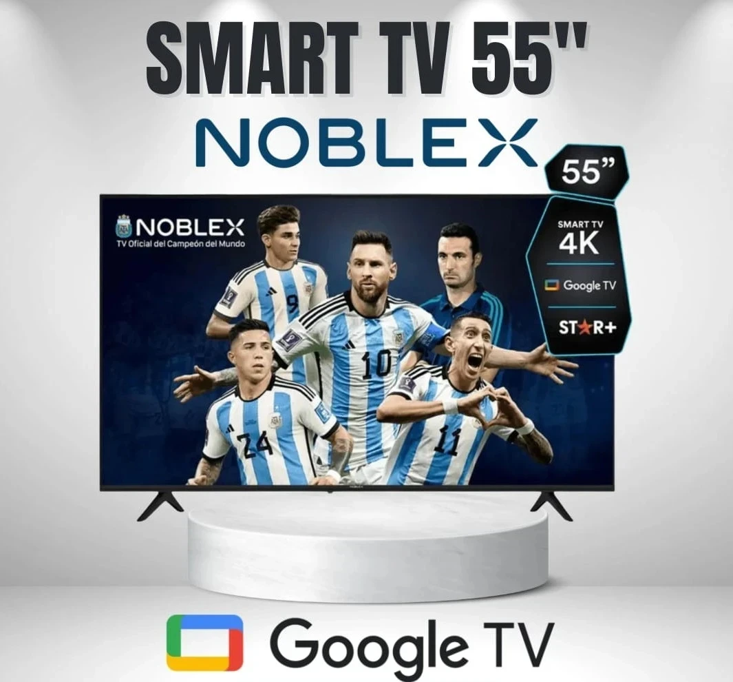 SMART TV NOBLEX 55" CON GOOGLE TV 