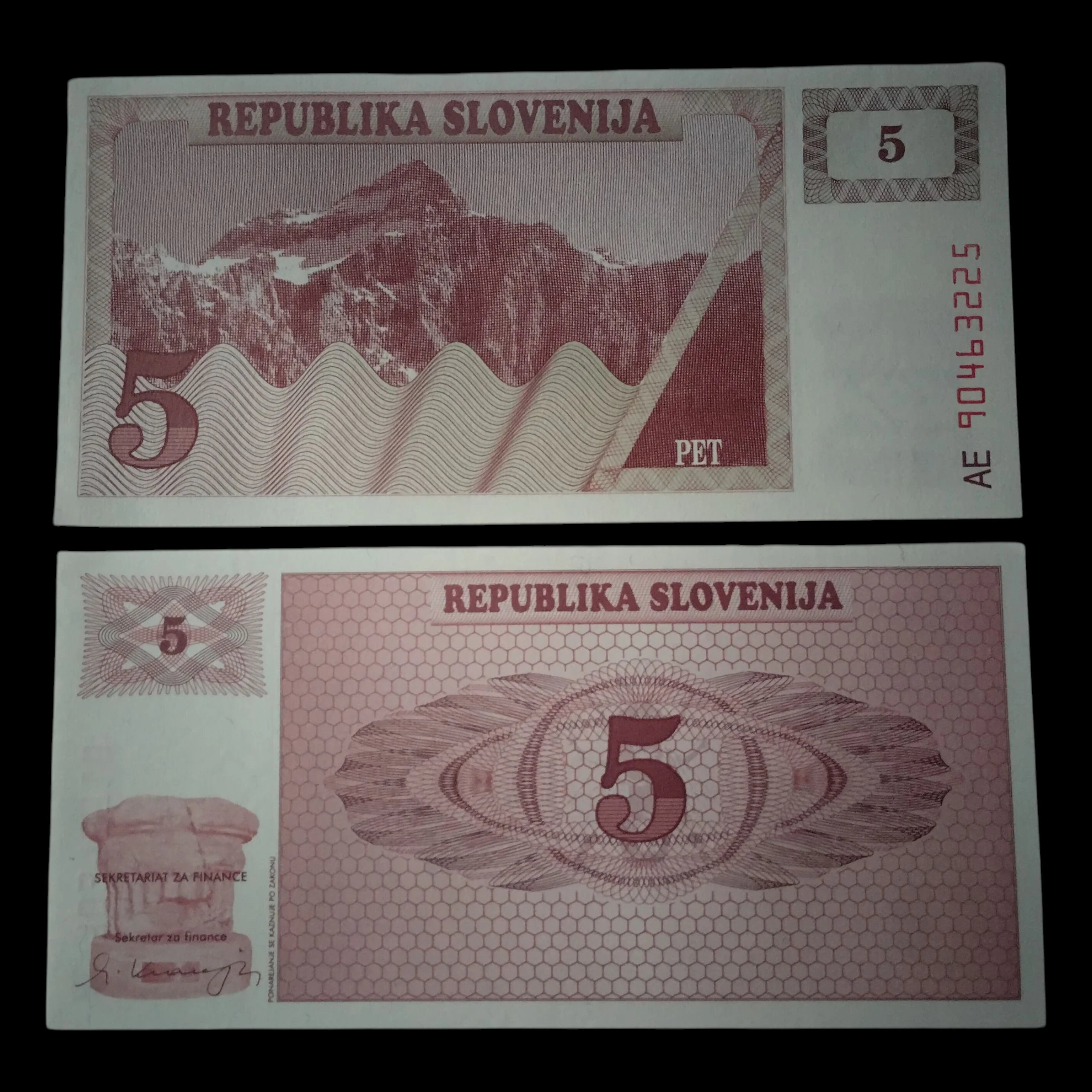• Eslovenia 5 tolarjev UNC