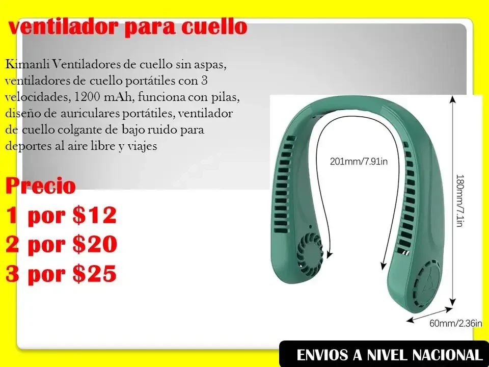 Ventilador para cuello