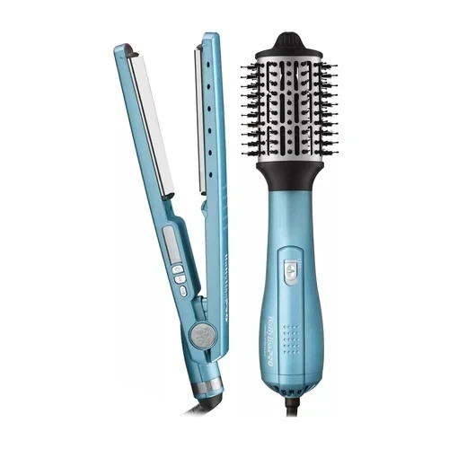 COMBO BABYLISS PRO CEPILLO SECADOR Y PLANCHA DIGITAL 