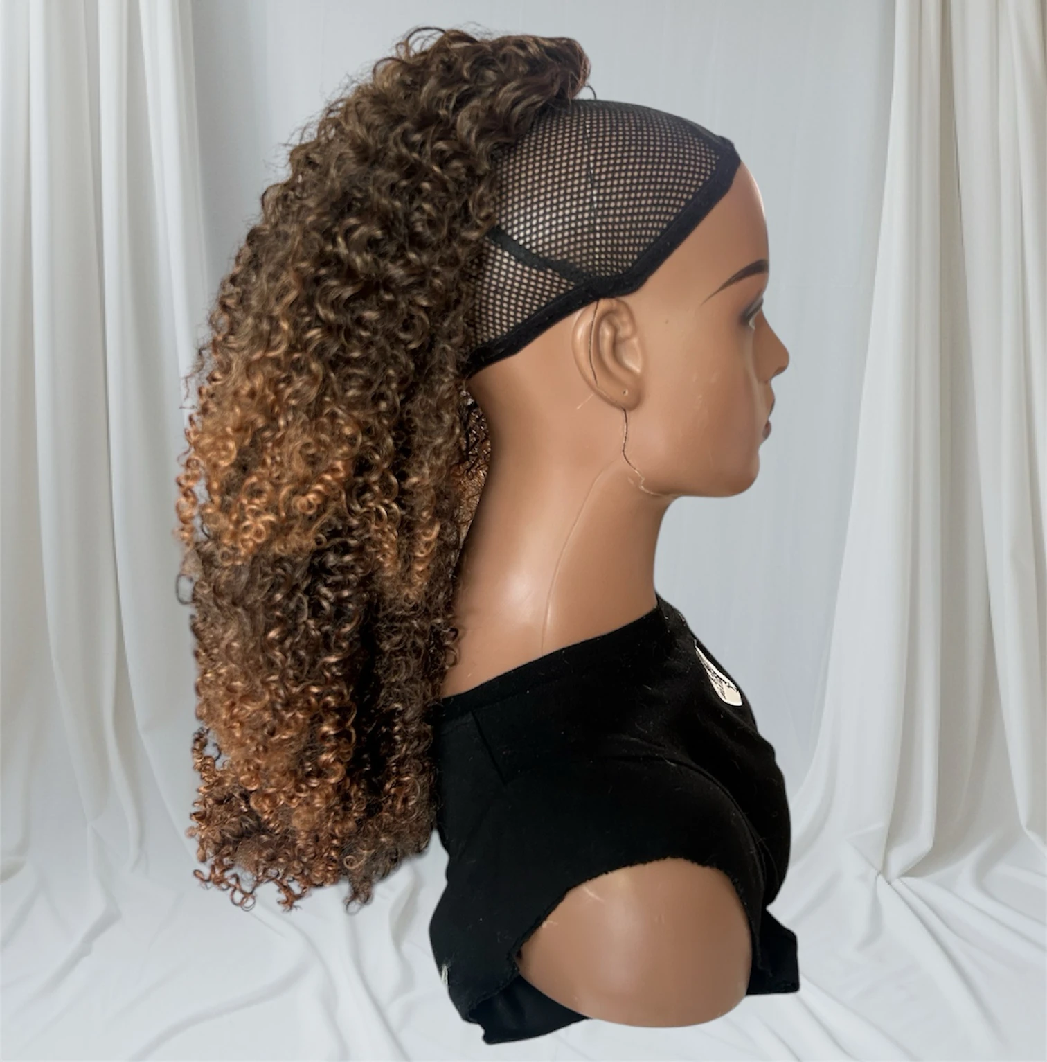 Cola Afro rizada 20 pulgadas  2