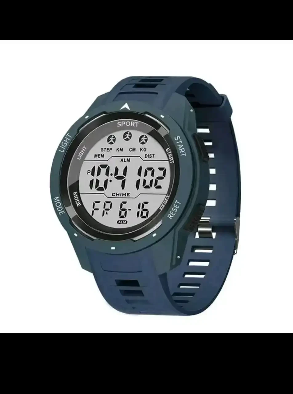 Reloj digital deportivo/ Azul