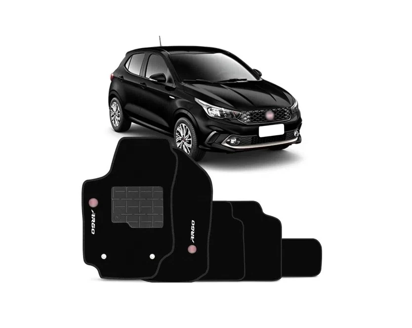 Pisos Fiat Argo  Alfombrado  Bordado 