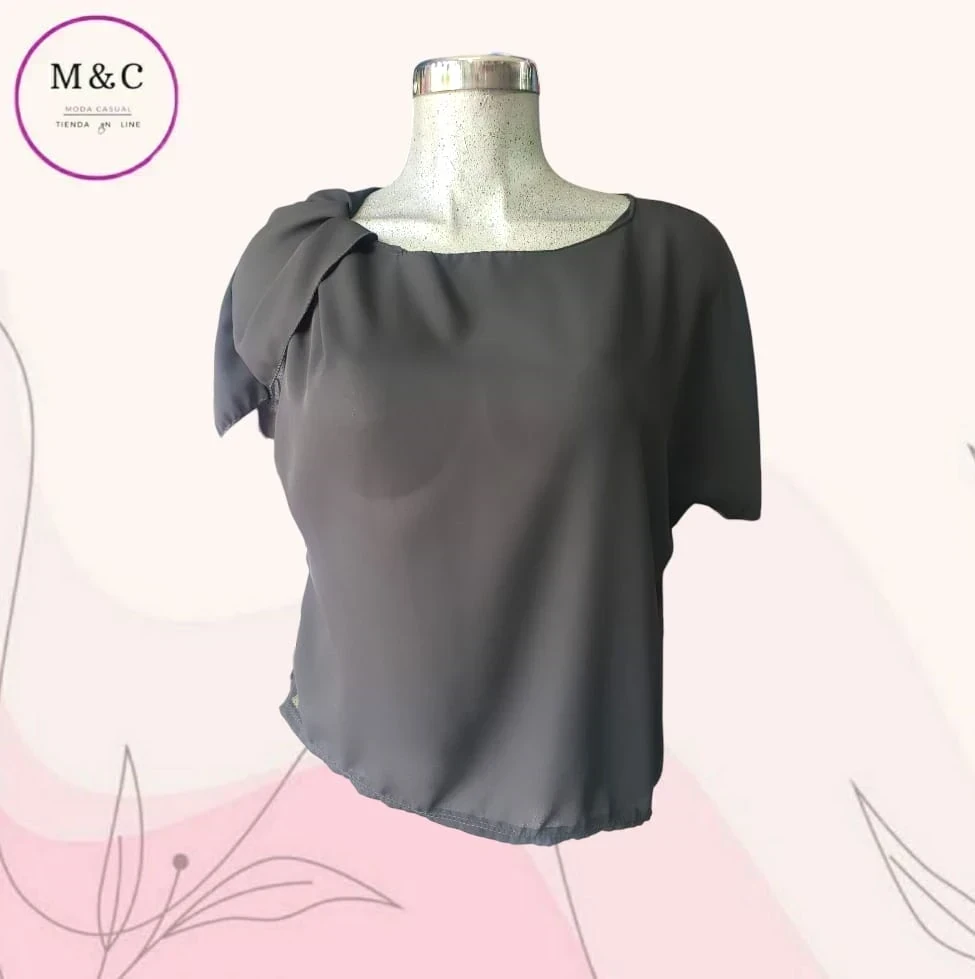 Blusa casual sin mangas 3