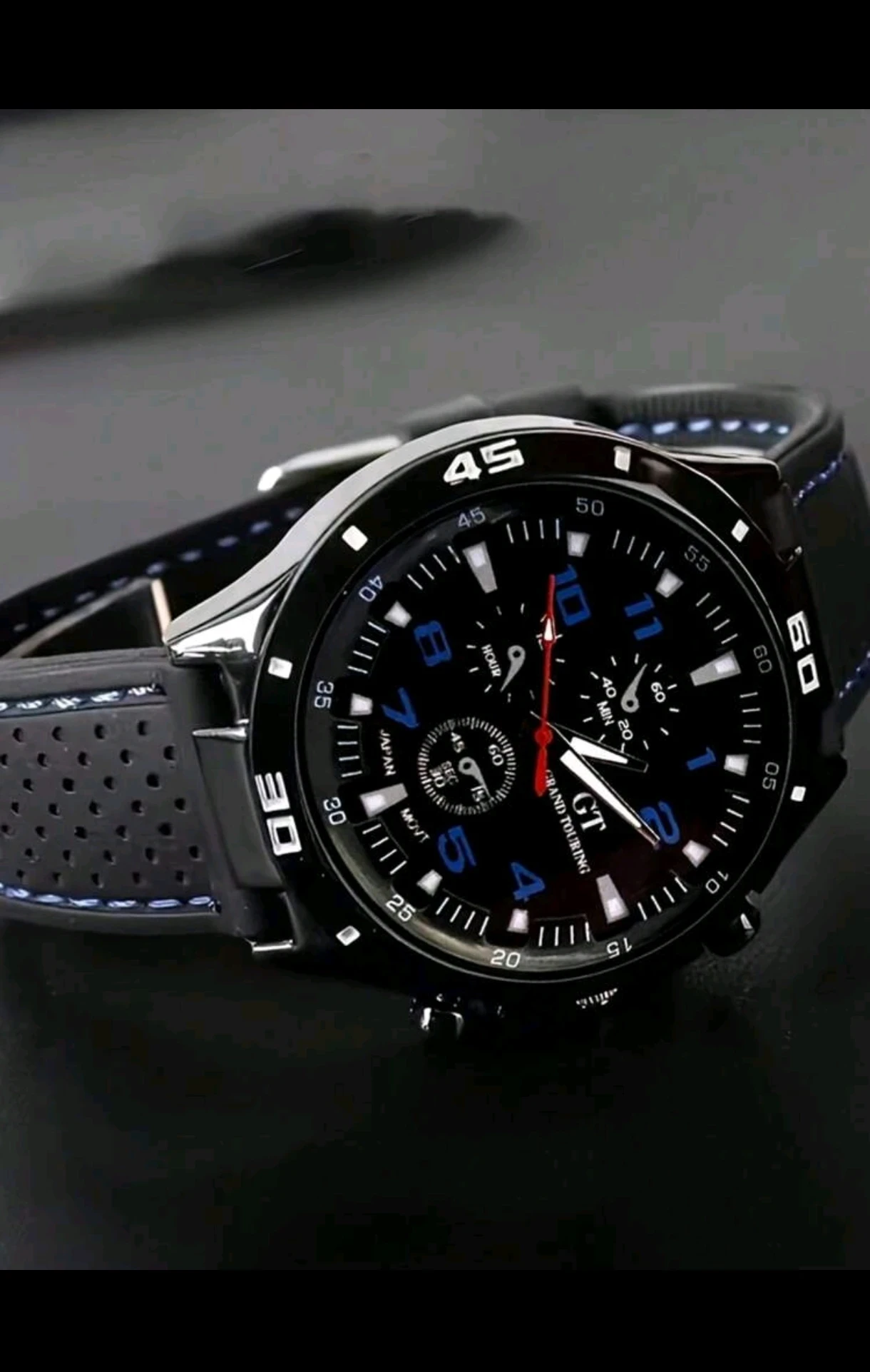 Reloj Deportivo GT Grand Touring Racing - Black & Blue 2