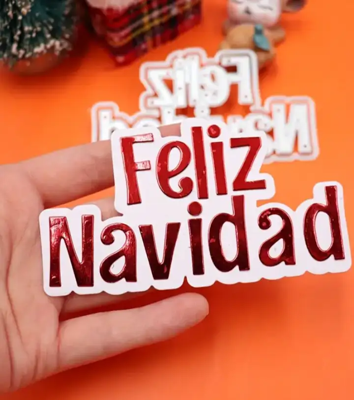 Troquel Feliz navidad