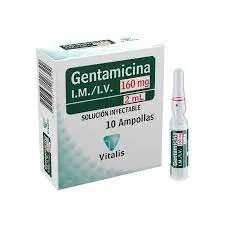 GENTAMICINA 160MG/2ML CJA X 10 AMP VITALIS