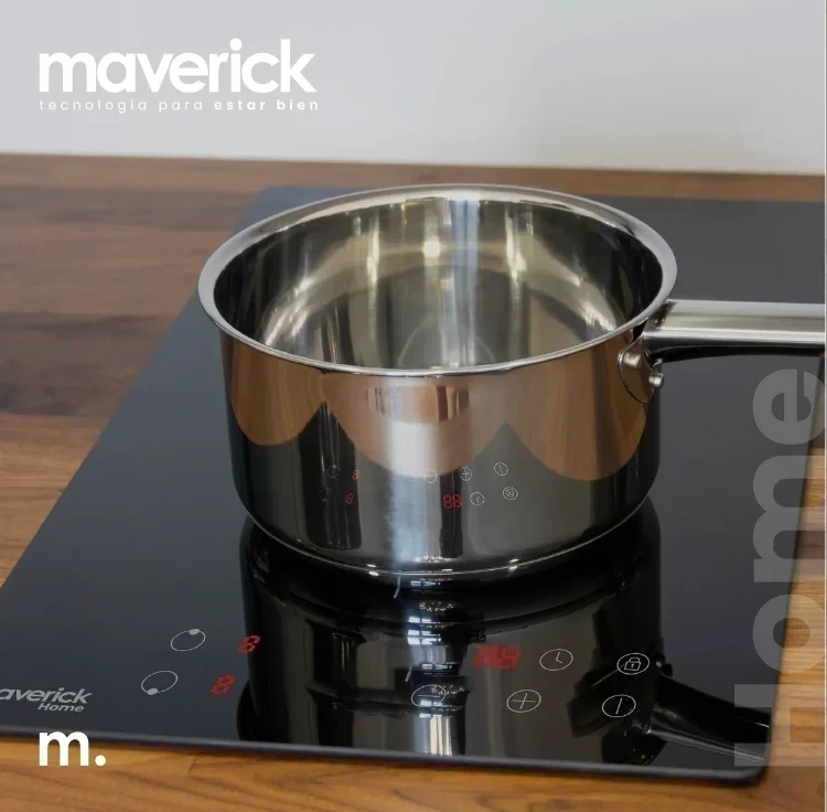 ANAFE ELECTRICO VITROCERAMICO 2 HORNALLAS MAVERICK 30CM  3
