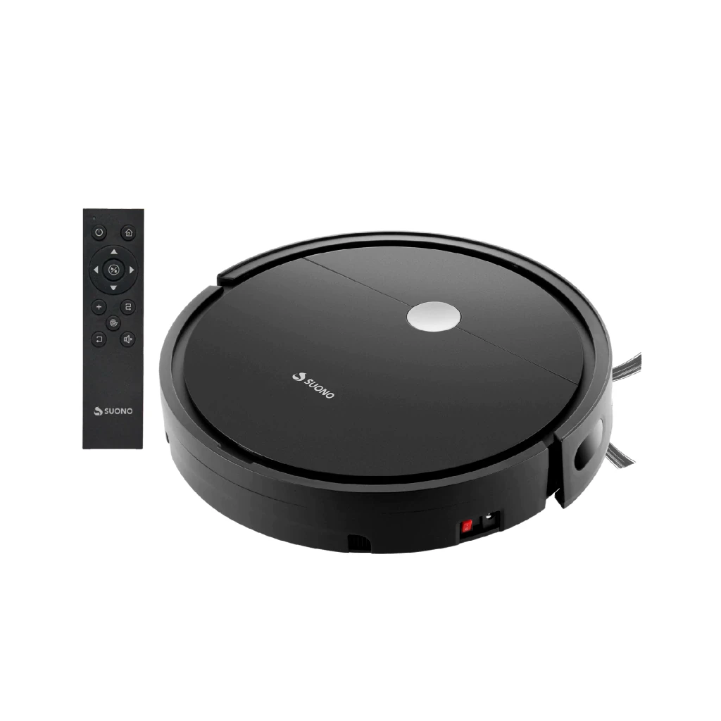 ASPIRADORA ROBOT SUONO CONTROL REMOTO AUTOMATICA BASE CARGA NEGRA 6