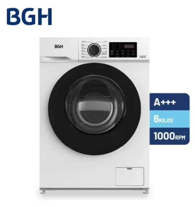 LAVARROPAS BGH 6KG INVERTER BLANCO  3