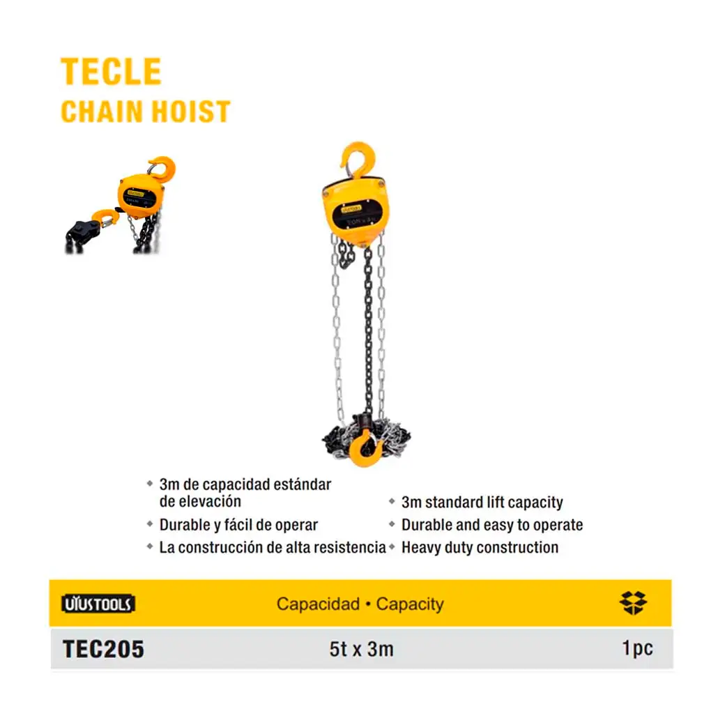 TECLE PROFESIONAL UYUST 5 TON X 3M