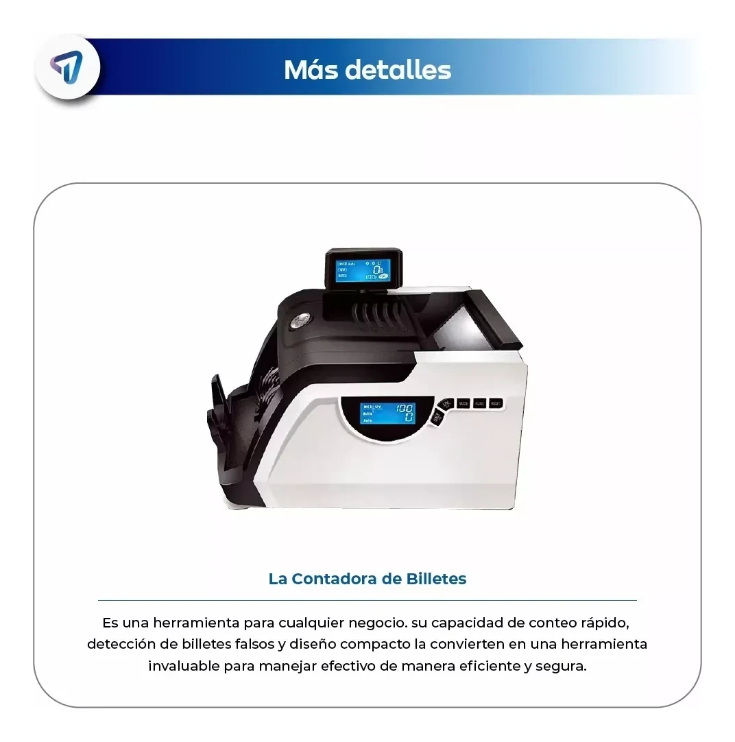 Contadora De Billetes Máquina Cuenta Dinero  DBC-002 4