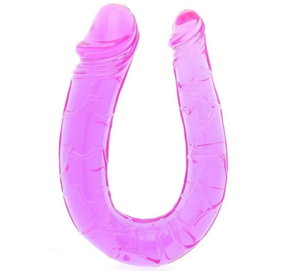 Double Mini Twin Head Jelly Penis Dong 2