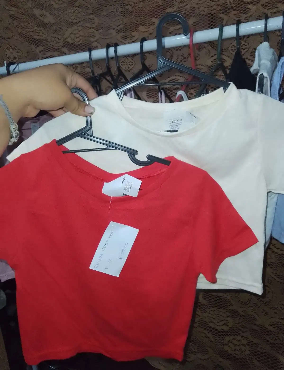 Remeras crop top 
