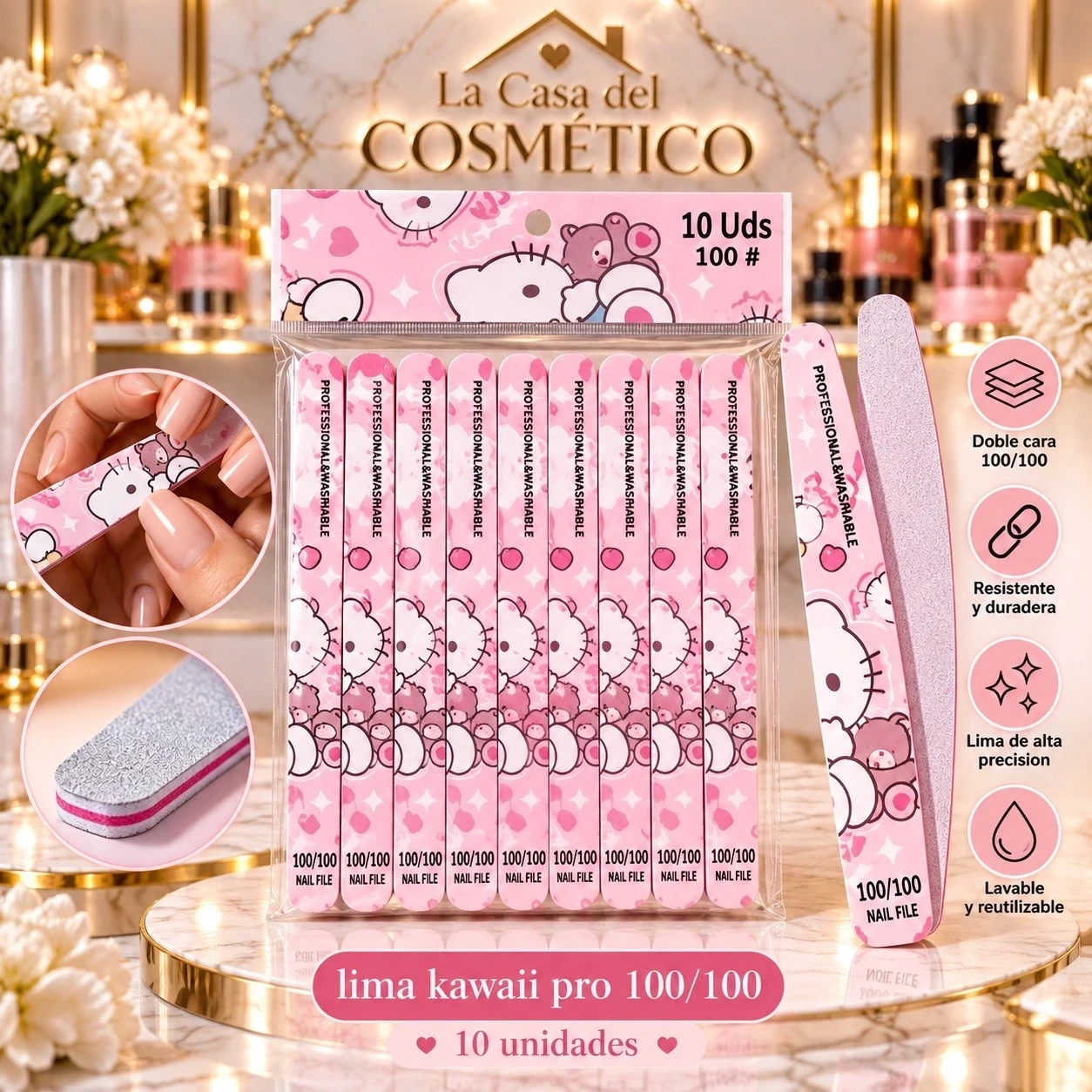 lumera lima para acrilico 100/100 