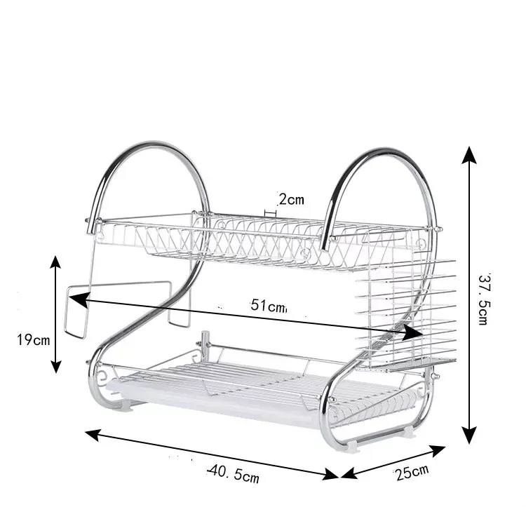 ESCURRIDOR DE PLATOS ACERO INOX DE COCINA  4