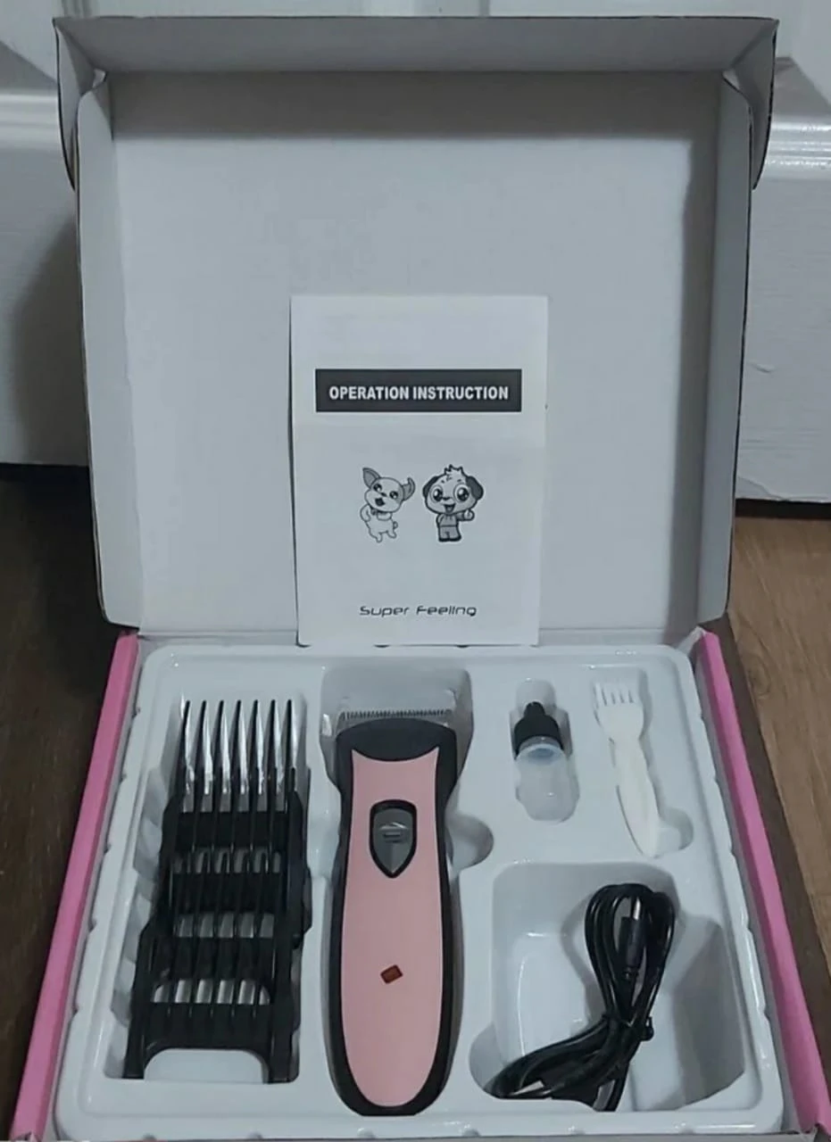 Maquina Peluquera para mascotas Azul y rosado 2