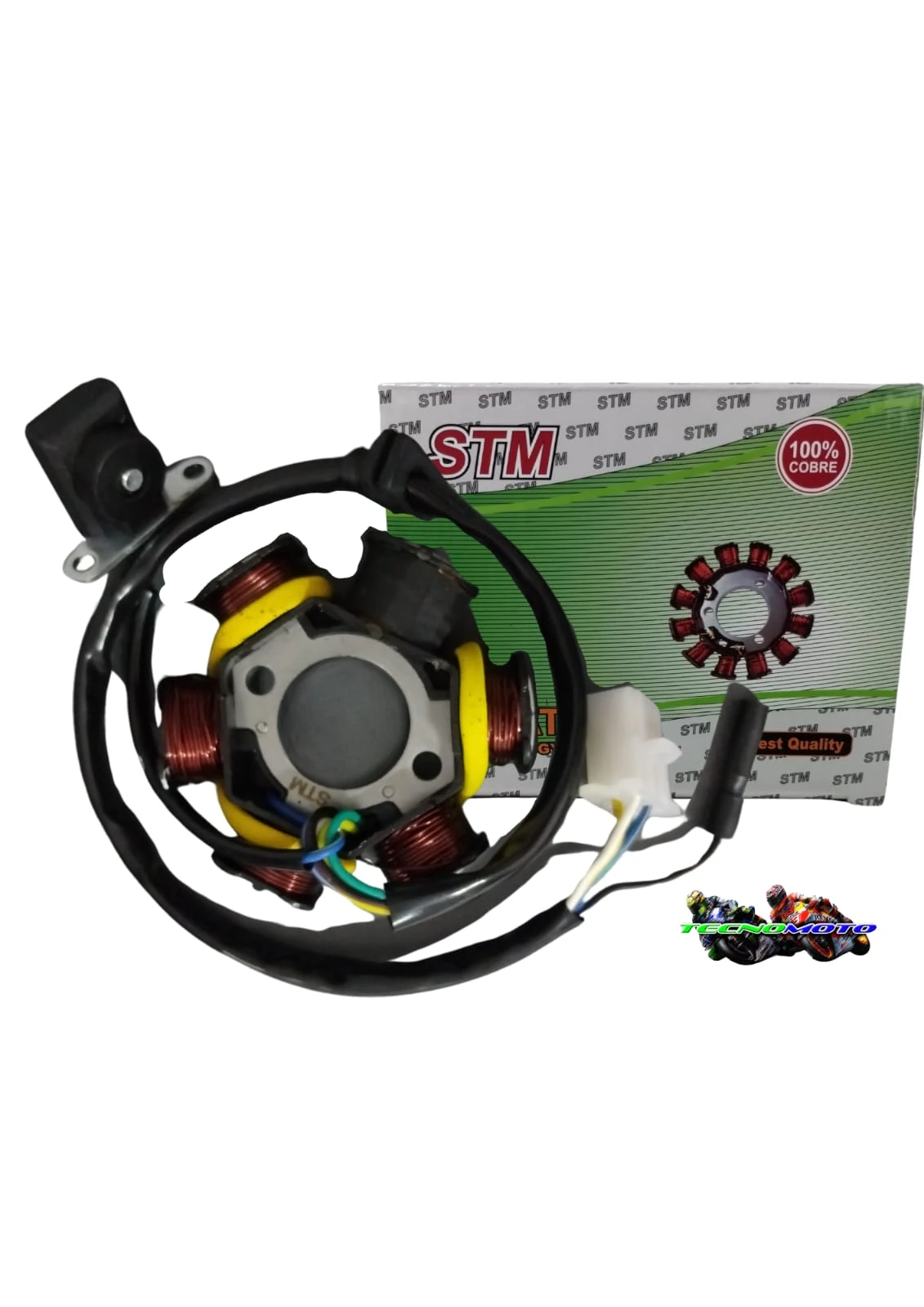 ESTATOR HONDA 100 WAVE -6 CAMPOS  -47299