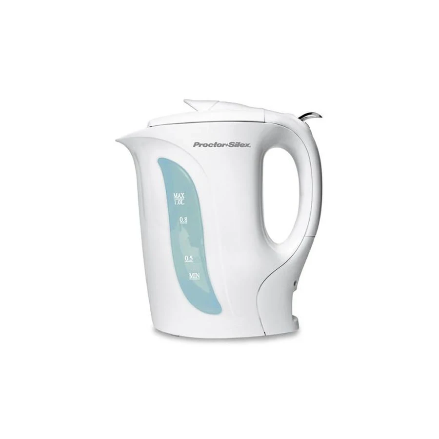 HB Proctor Silex 1 Liter Electric Kettle K2070G White