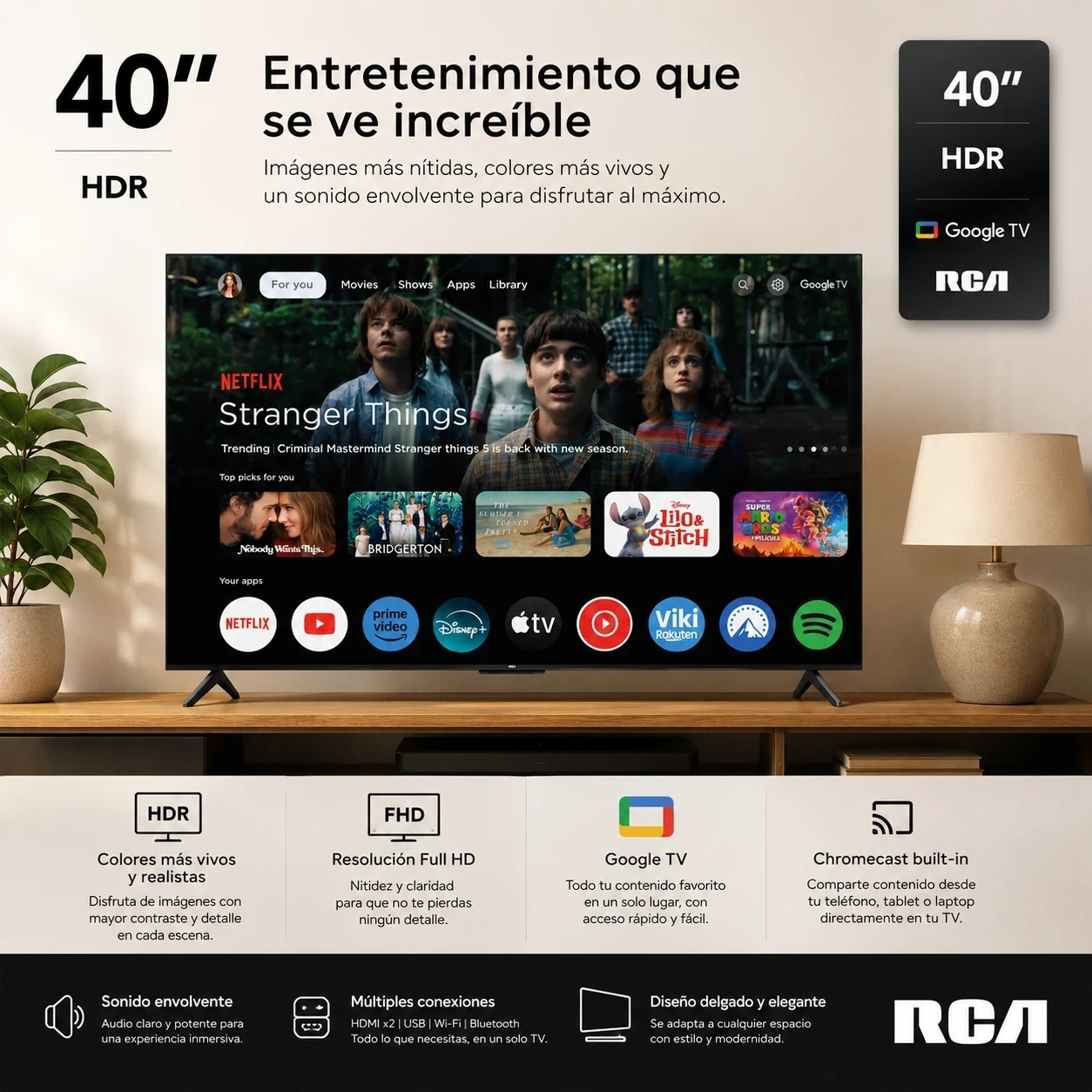 Rca 40" Google TV