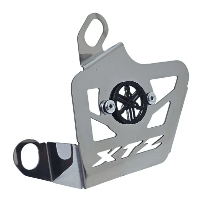 AC Xtz 125 / AC XTZ 150 / AC XTZ 250 / P. mordaza Caliper acero cromado logo 3d negro ML