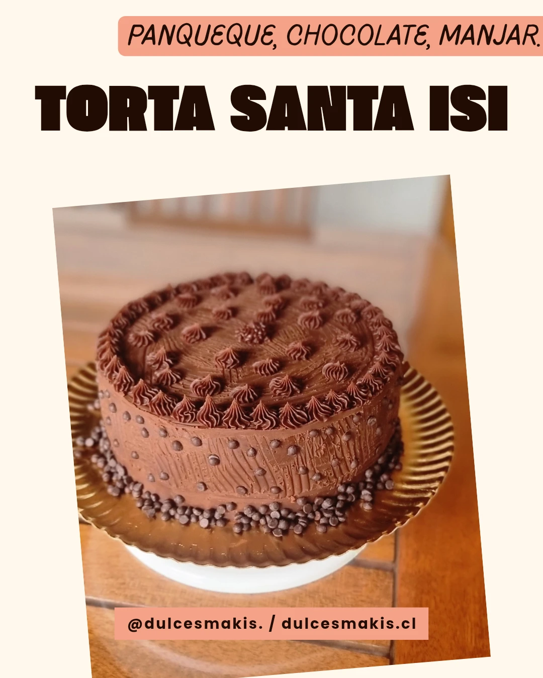 Torta Santa Isi. 20 Personas.
