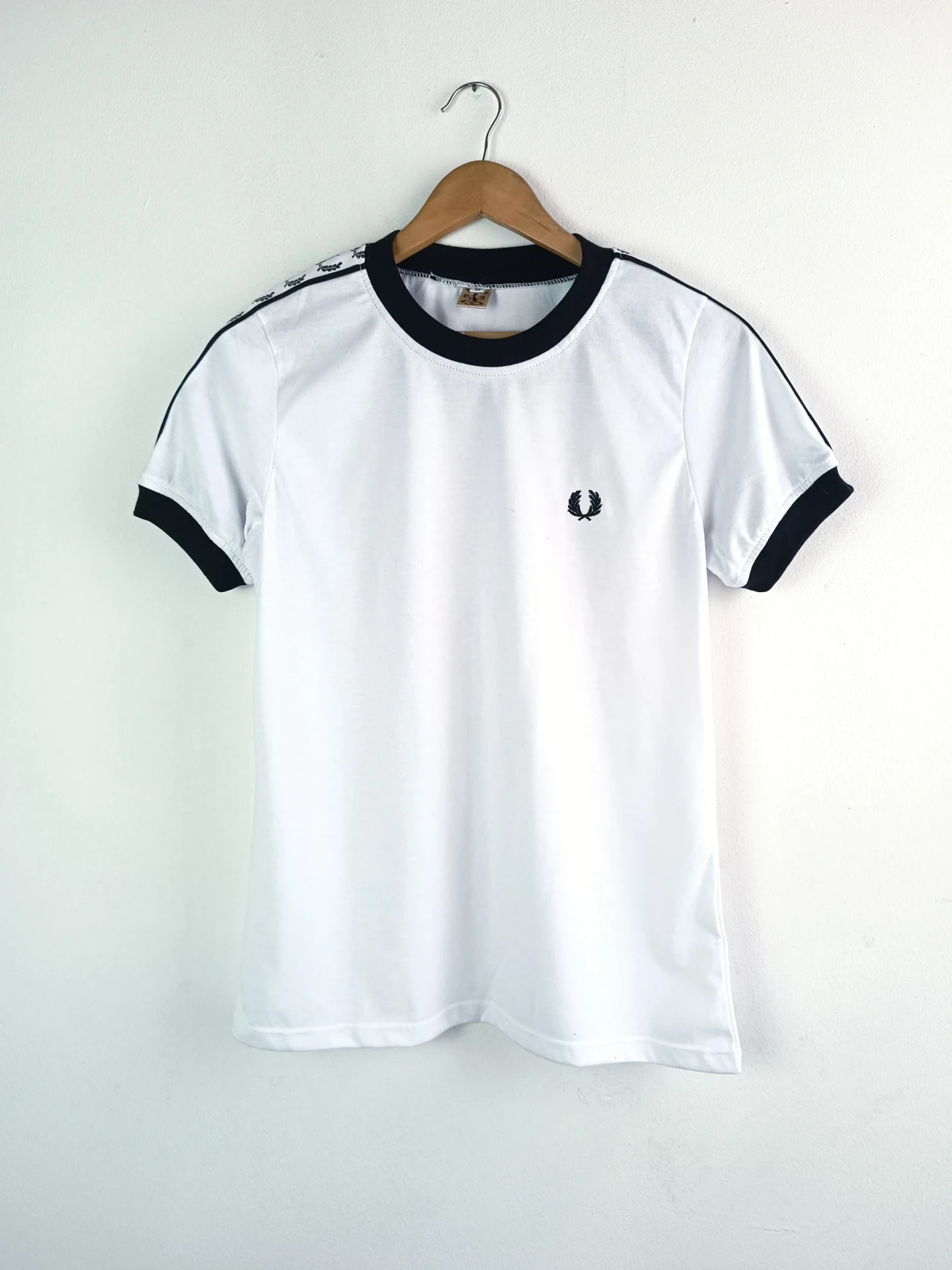 Camiseta algodon licrado blanco  2