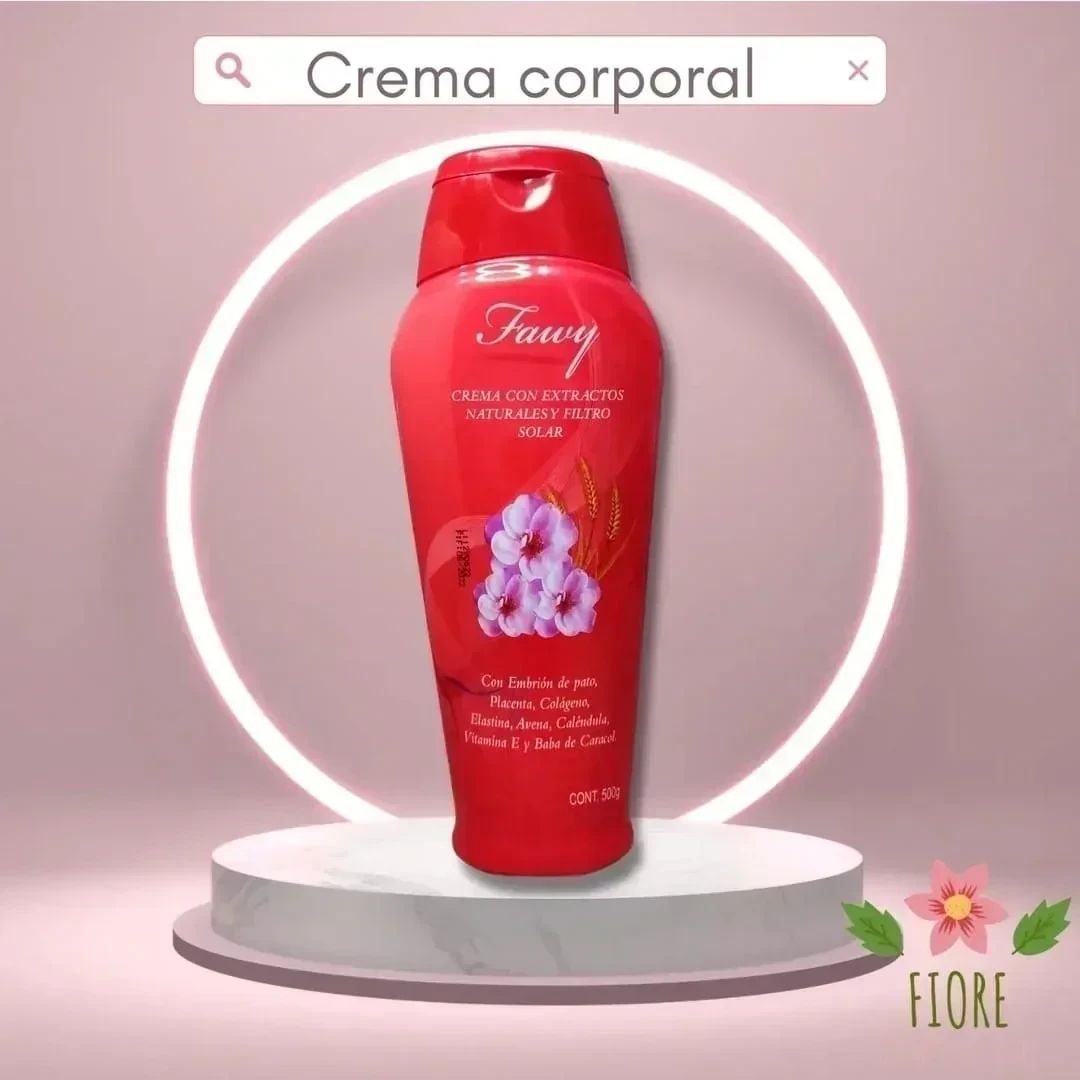 fawy crema humectante x500 ml roja