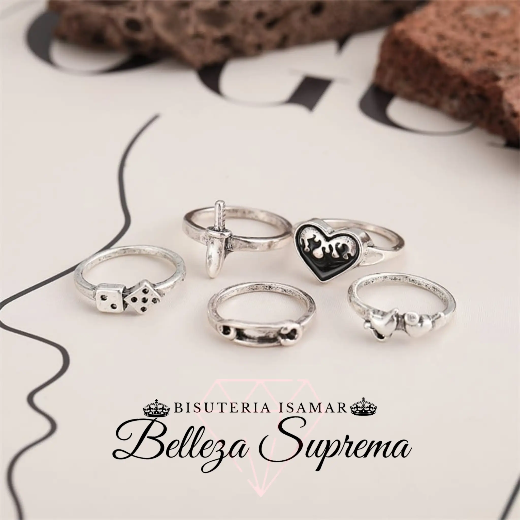SET DE 9 ANILLOS  2