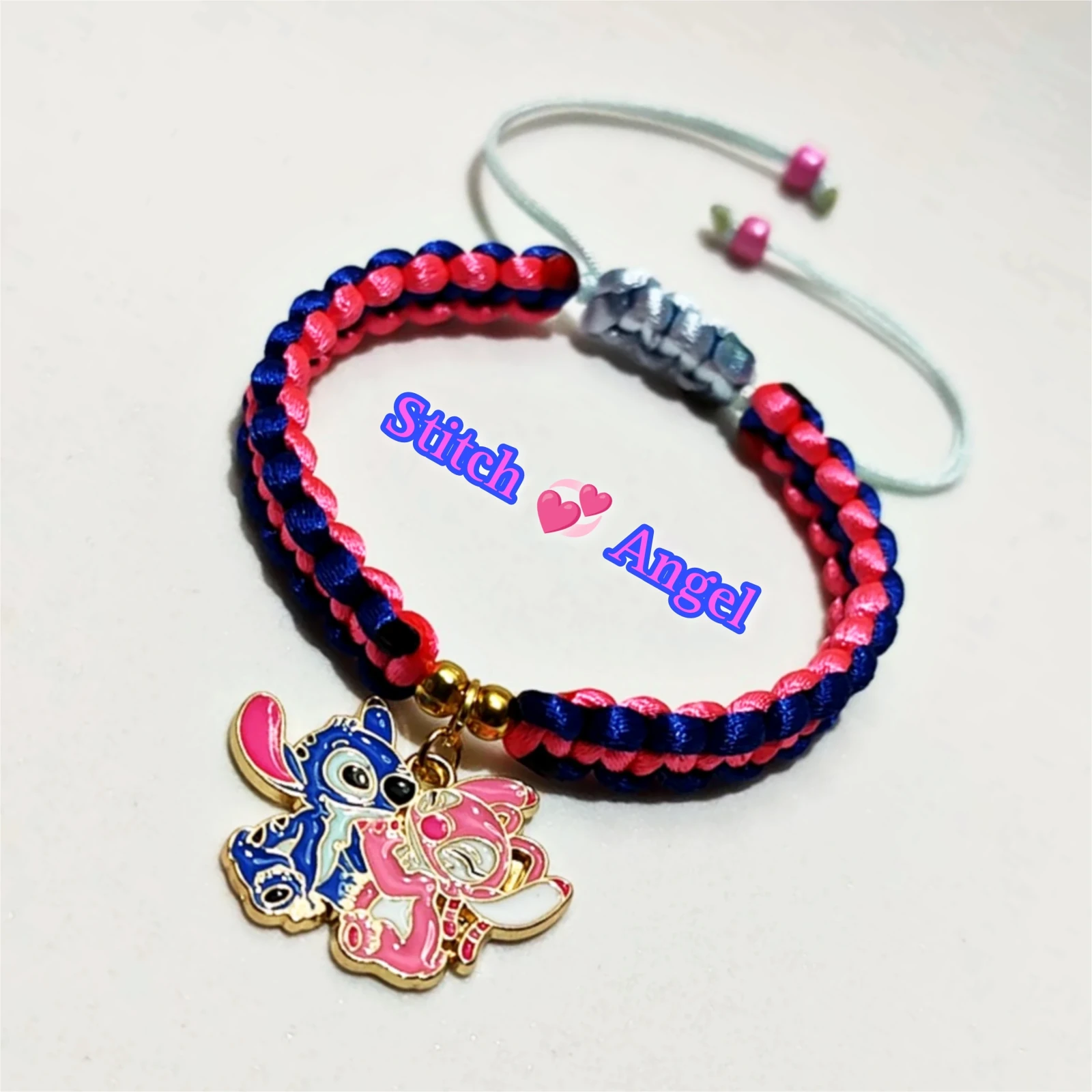 Pulsera de Stitch y Angel