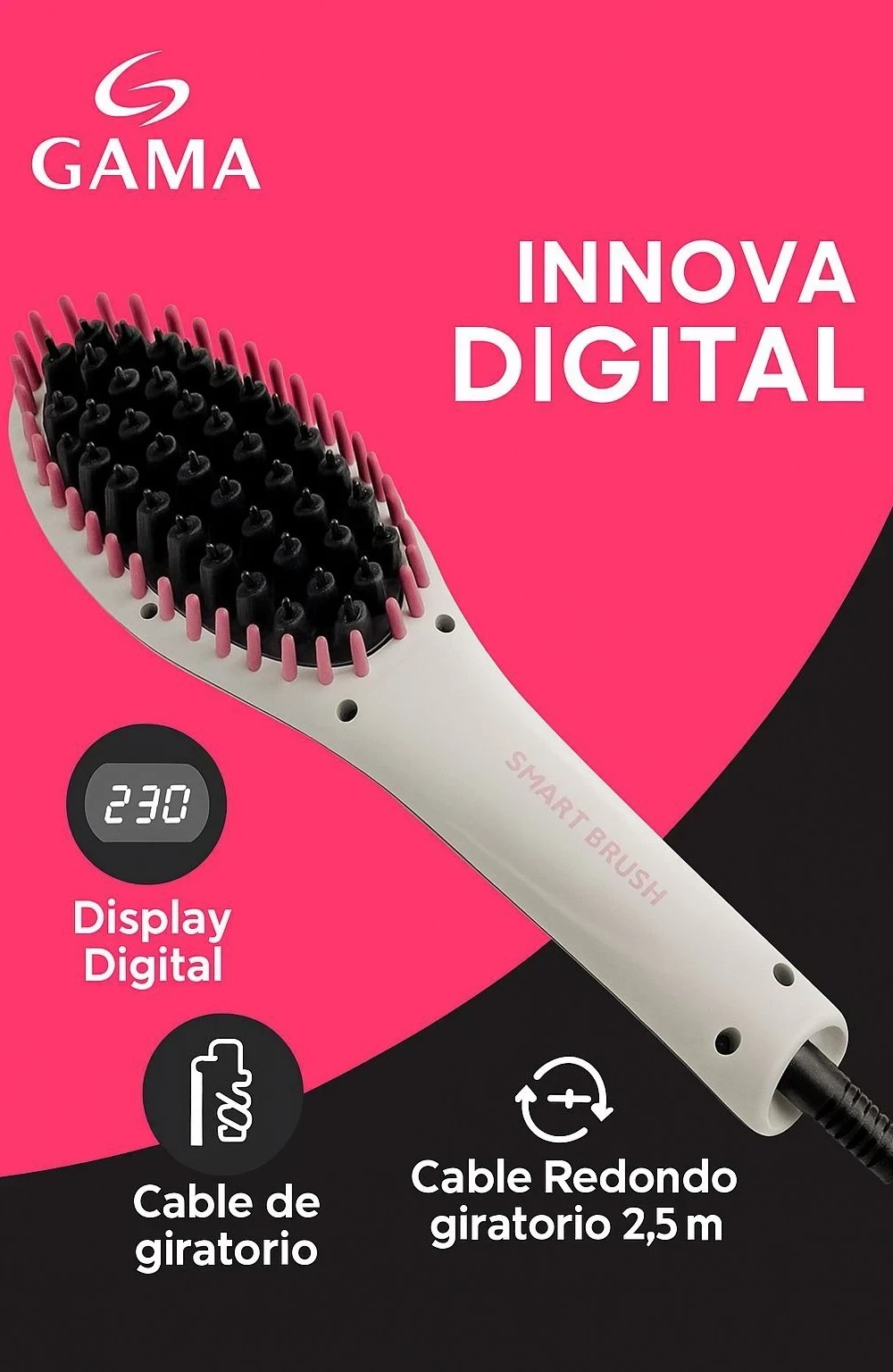 CEPILLO ALISADOR GAMA inova Digital