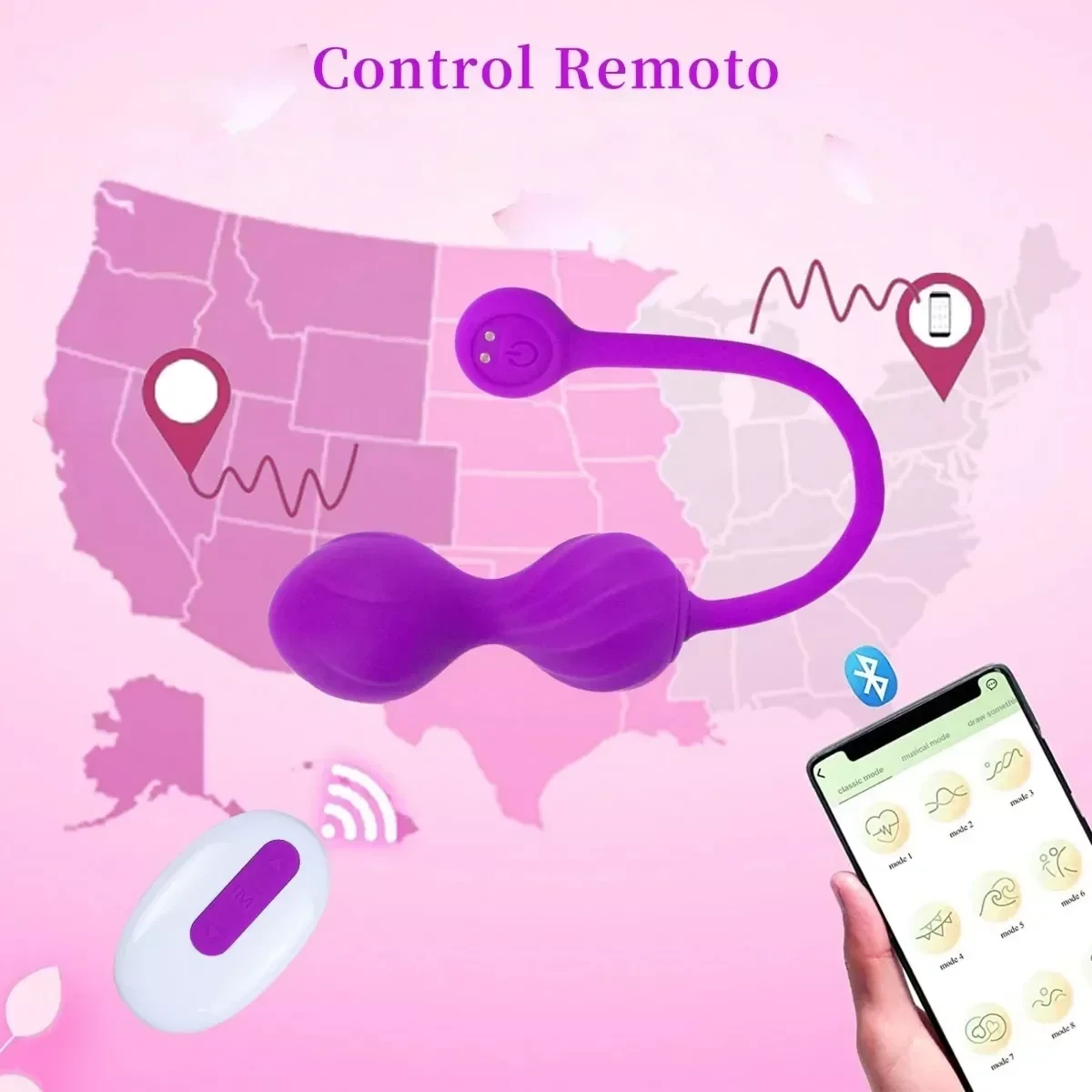 Estimulador Remoto Ckshot Dilator Vibrator Por Aplicación 2