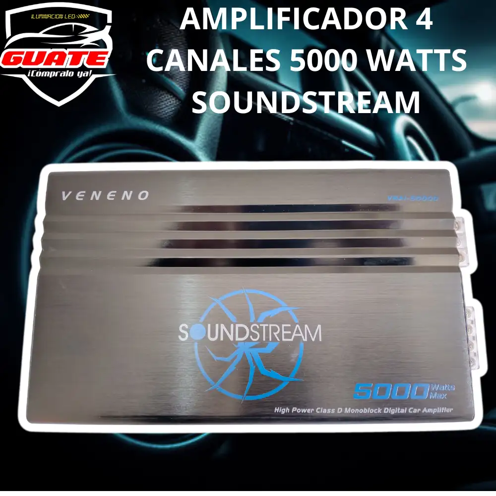 AMPLIFICADOR SOUNDSTREAM VNA1-5000D 