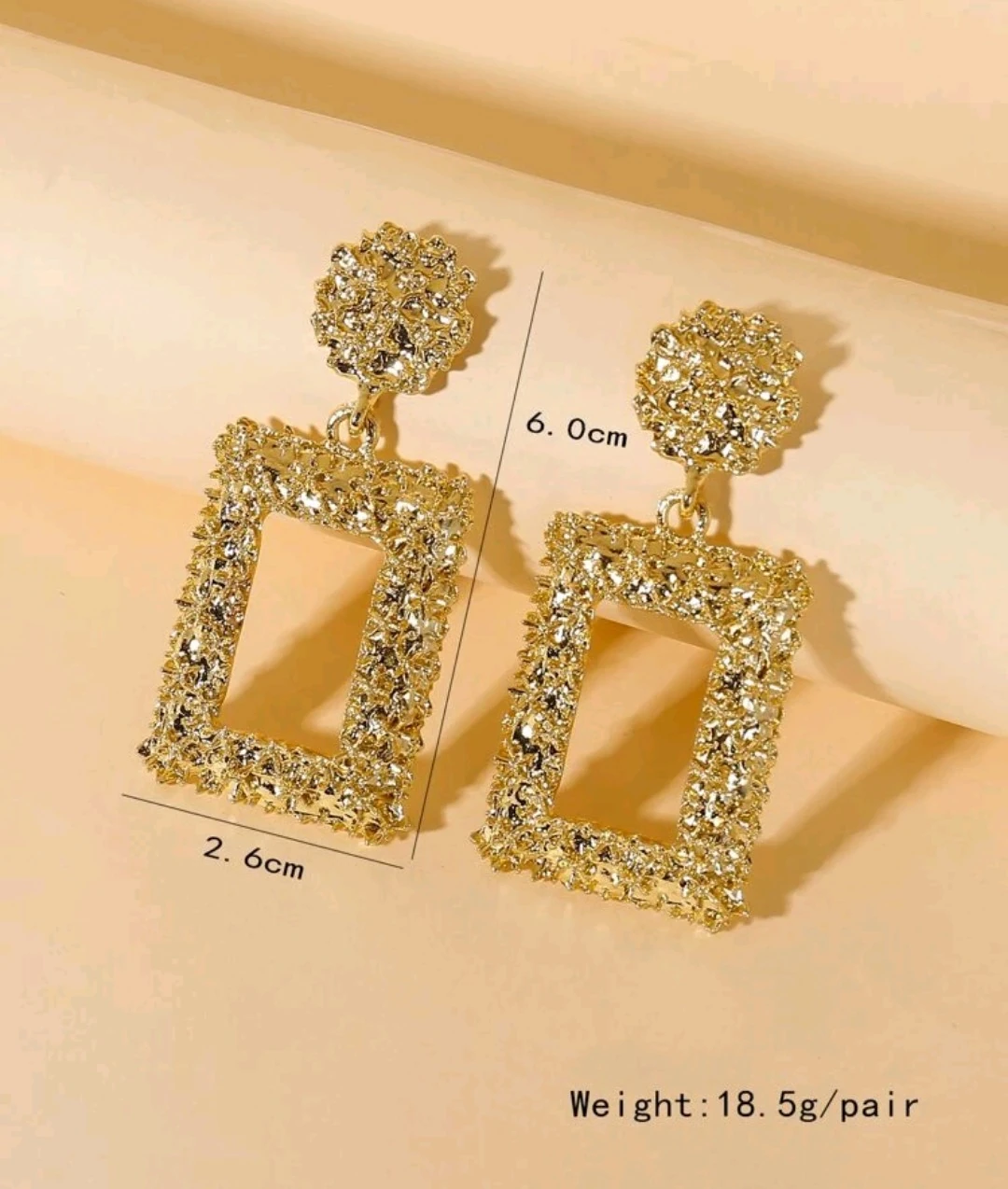 Aretes cuadrados 4