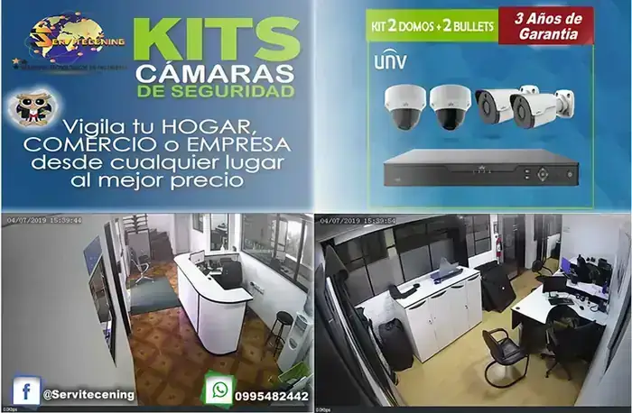 VENTA E INSTALACIÓN DE CAMARAS DE SEGURIDAD HIBRIDAS IP  