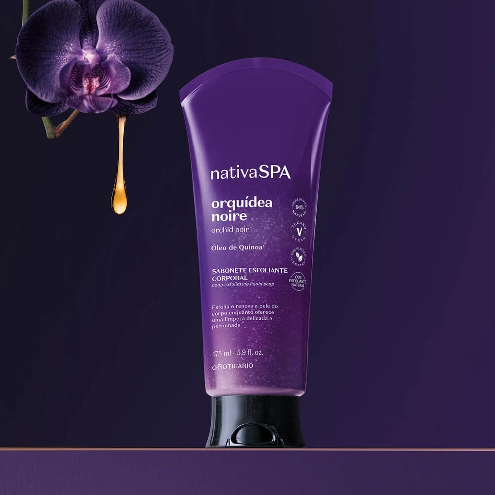 JABÓN LIQUIDO EXFOLIANTE CORPORAL ORQUIDEA NOIRE NSPA 2