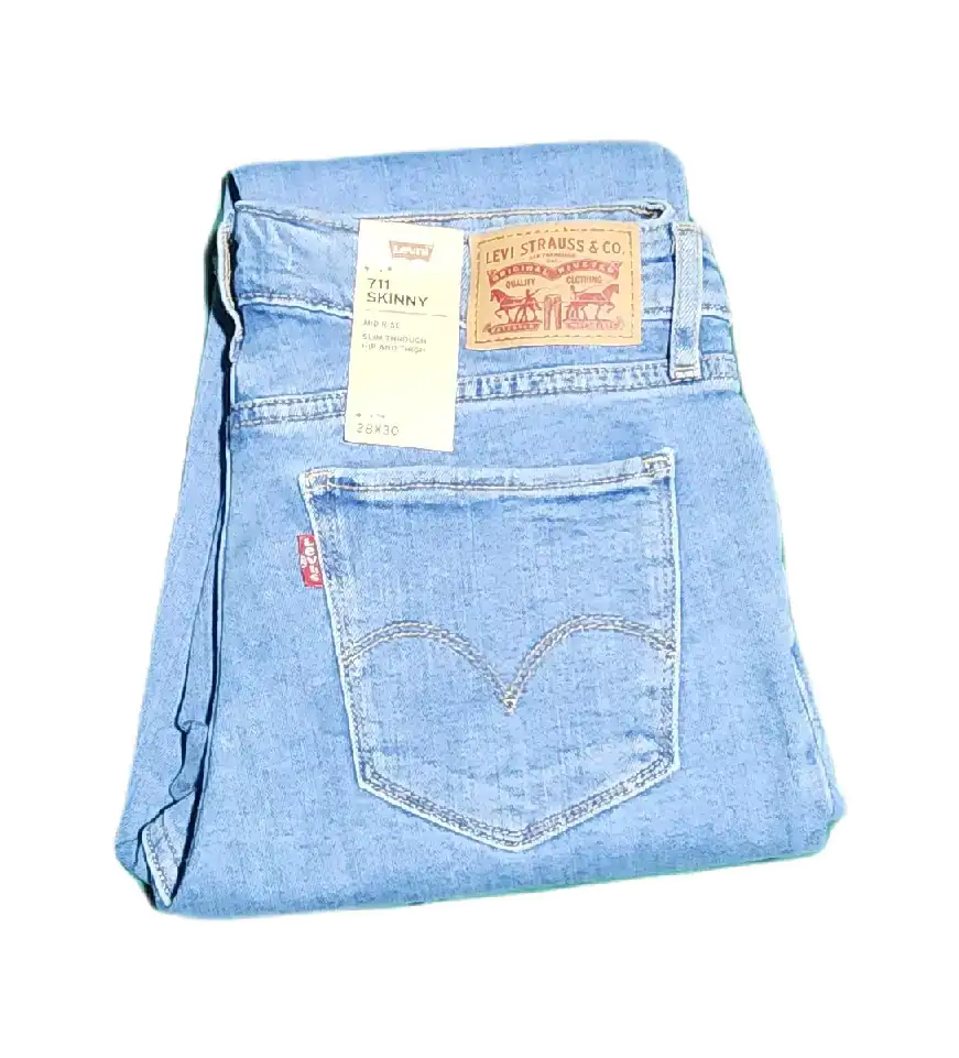 Jeans dama Modelo 711 mide rise skinny Cintura media  2