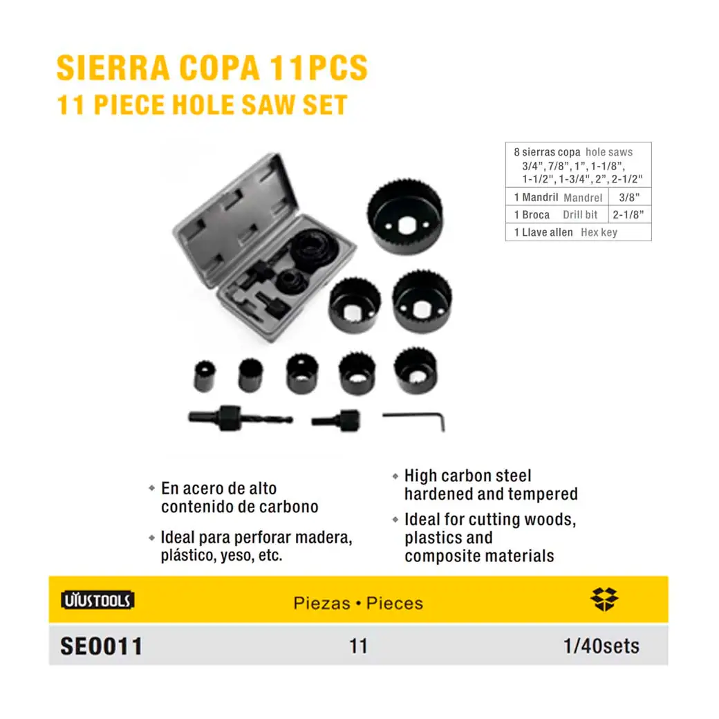 SIERRA COPA UYUST 3/4-7/8-1 1/8-1 3/4-2-2 1/2