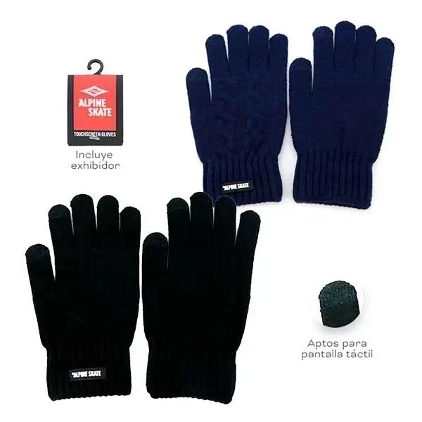 GUANTES ALPINE SKATE  APTO PANTALLA TACTIL 15723