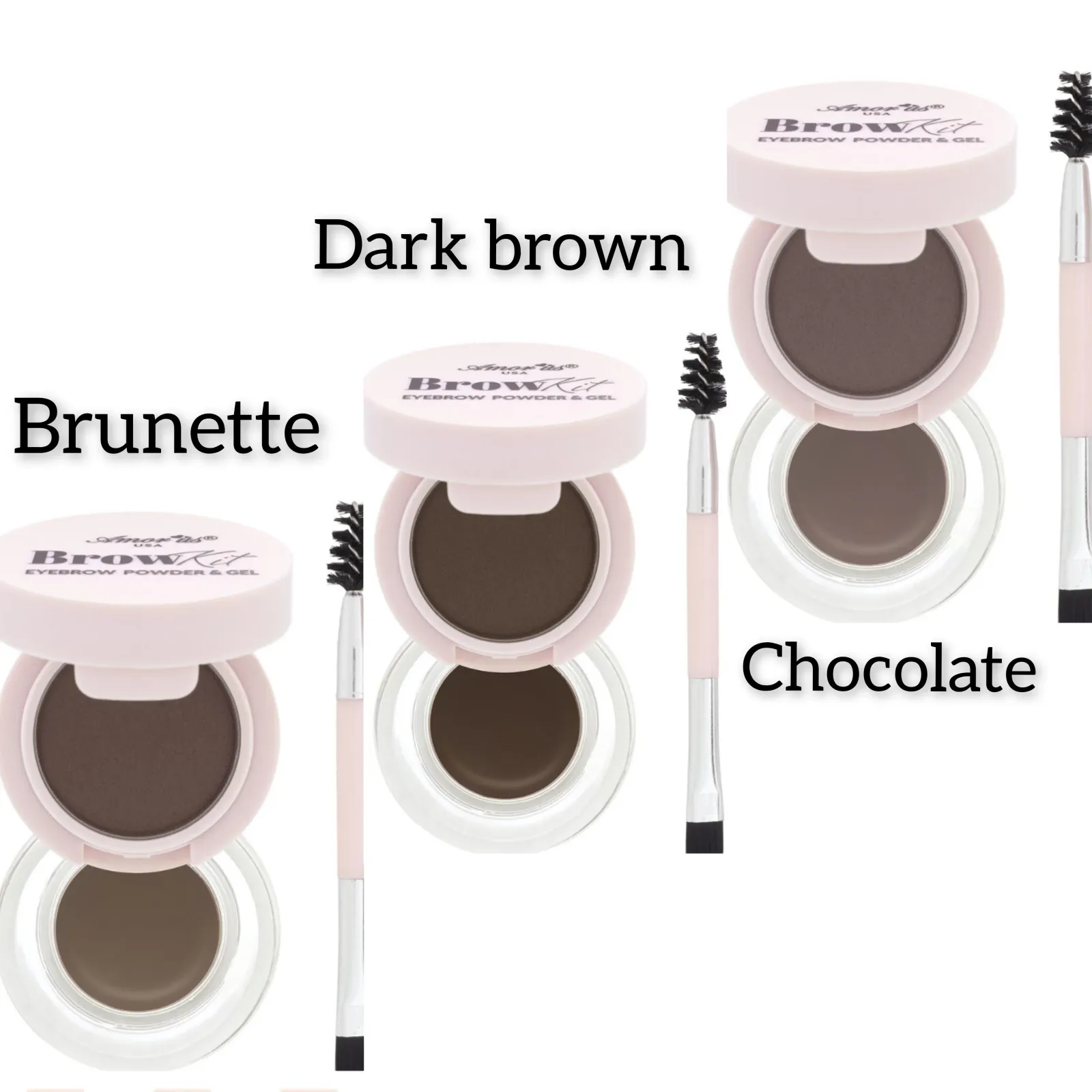 Brow polvo y gel para cejas- amor us 2