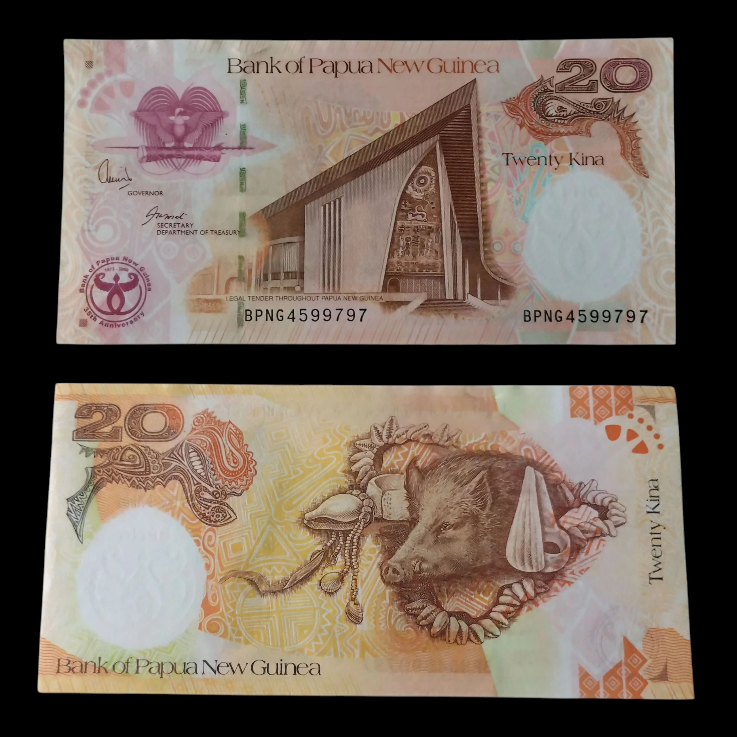 • Papua Nueva Guinea 20 kina UNC